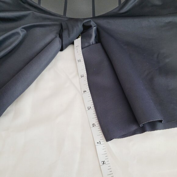 Spanx Total Contour Open Bust Mid Thigh Bodysuit 1X Black Sculpt Fit Corset - Picture 8 of 10